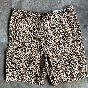 Chico’s leopard linen shorts size 1.5